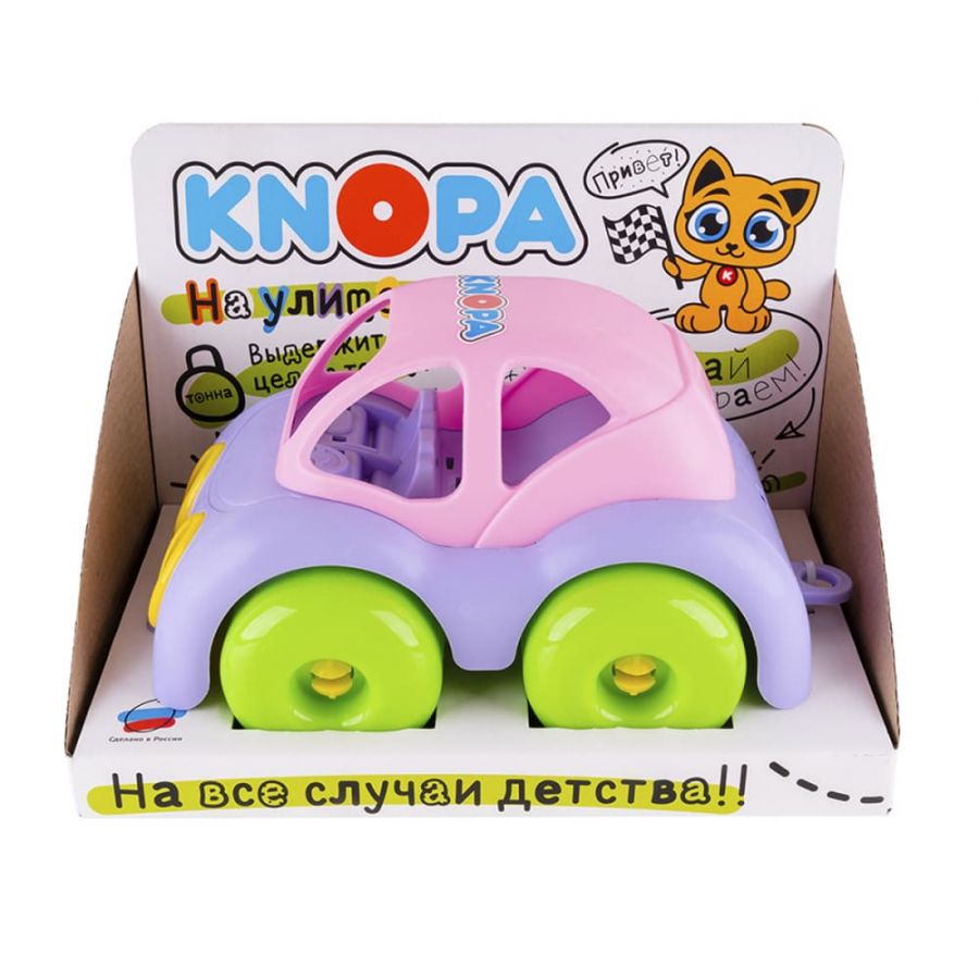 Машинка "Легковая" 22 см для девочек КНОПА