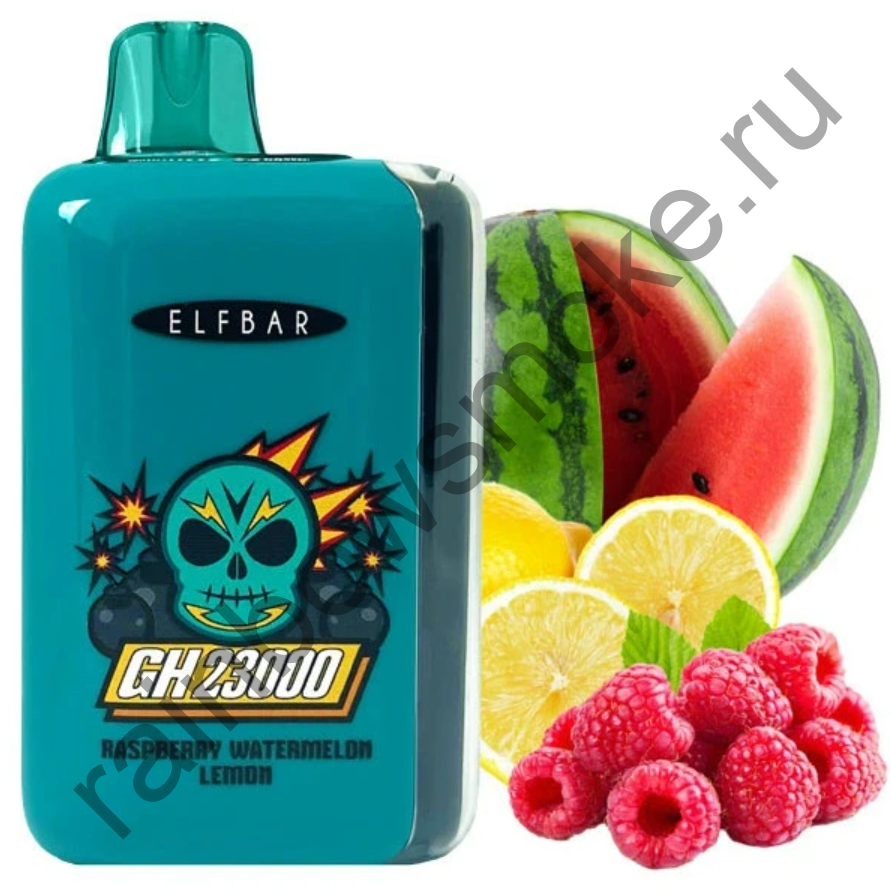 Elf Bar GH 23000 - Raspberry Watermelon Lemon (Малина Арбуз Лимон)