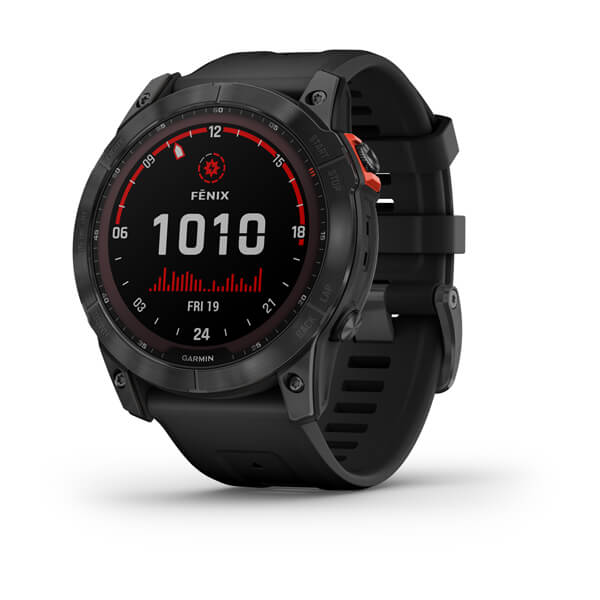 Умные часы Garmin FENIX 7S sapphire solar carbon grey