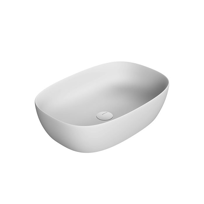 Изображение Белая матовая раковина Antonio Lupi Senso Senso 60x40