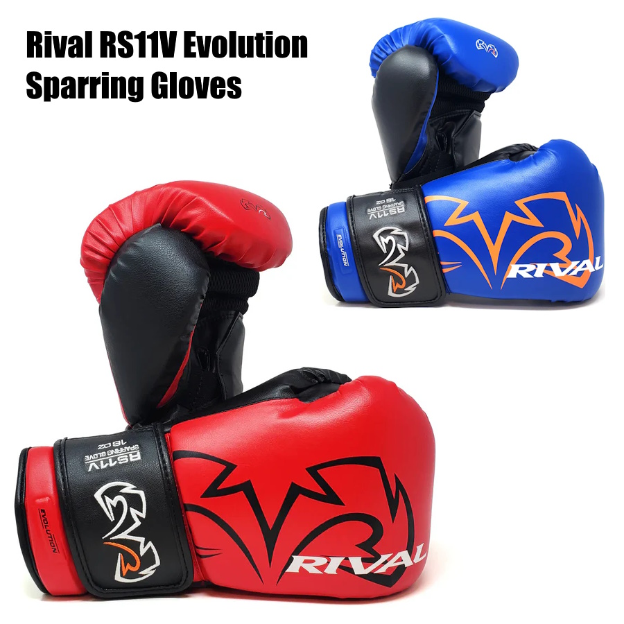 Боксерские перчатки Rival RS11V RED-BLUE