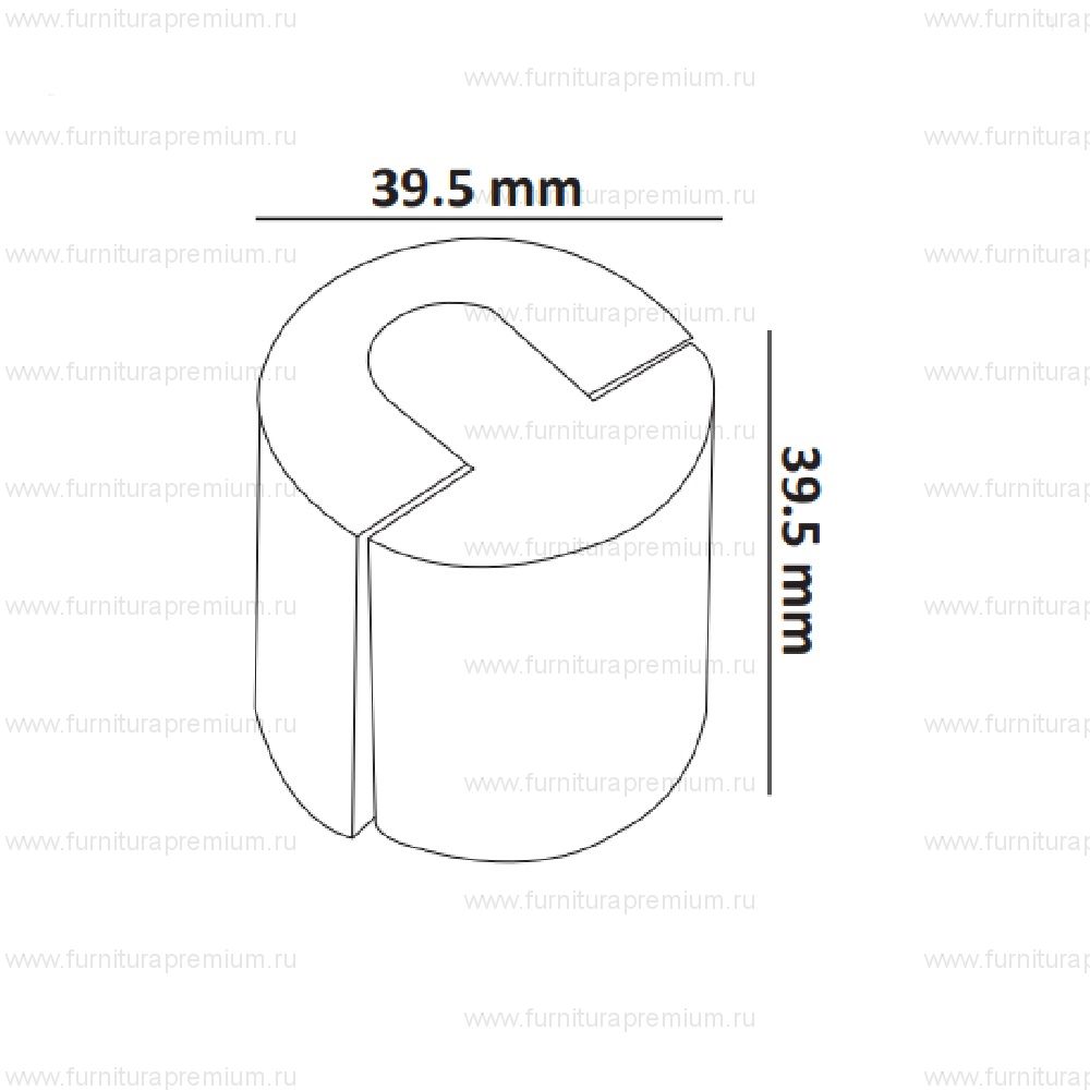 Дверной ограничитель ORO&ORO DS 547 напольный