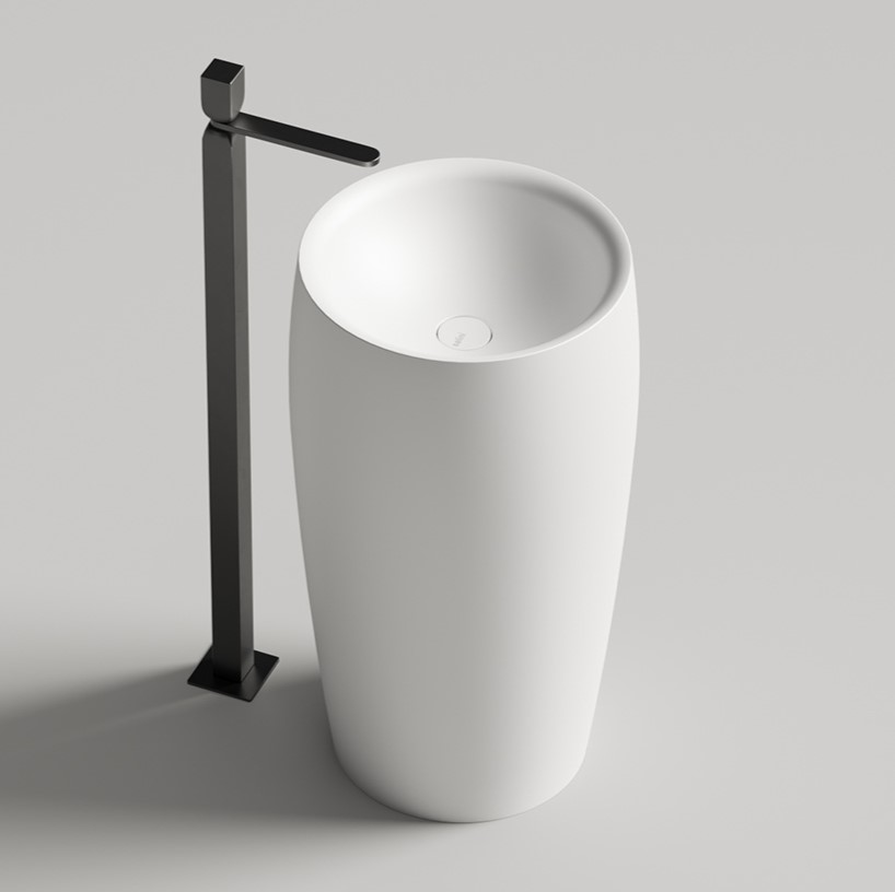 Изображение Белая напольная раковина Salini Alda 03 47х47