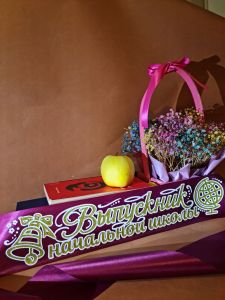 Лента для начальной школы, 3d, АТЛАС, бордовые