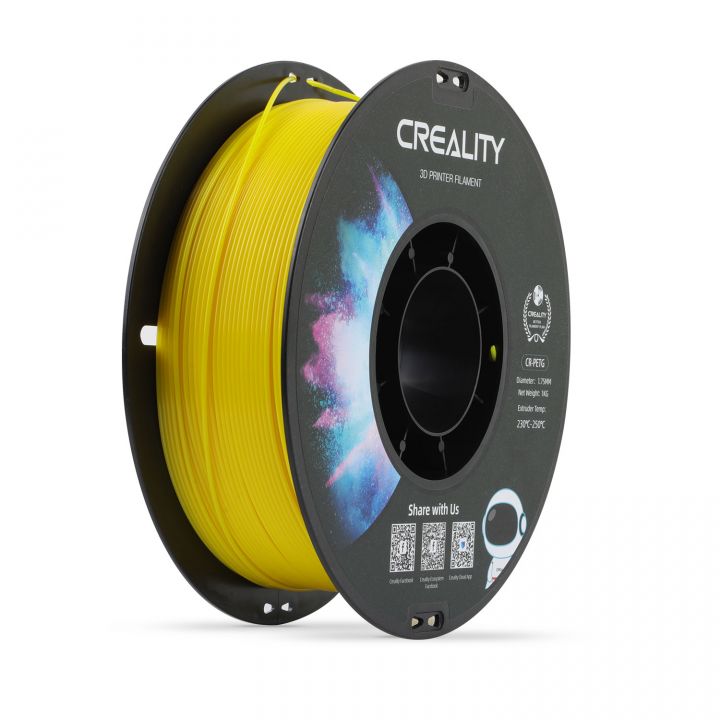 CR-PETG пластик для 3Д принтеров CREALITY 1.75mm, 1кг Желтый