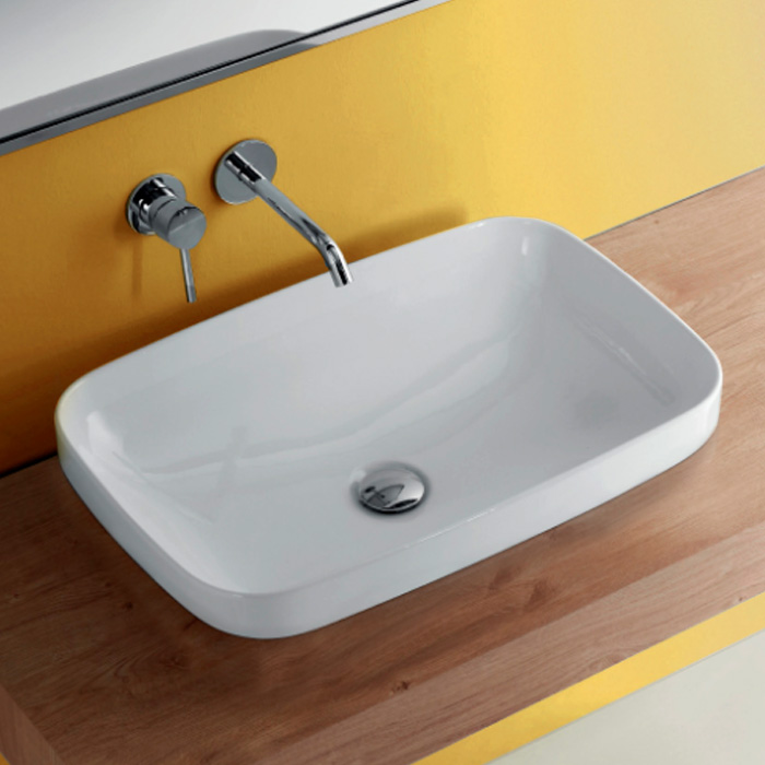 Изображение Накладная либо встраиваемая раковина Kerasan Tribeca 5143 60x38