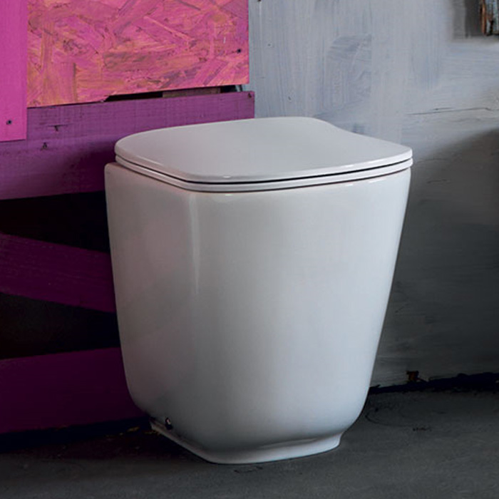 Изображение Приставной напольный унитаз Kerasan Tribeca в комплекте с крепежом WB5N 5118 в 3 цветах