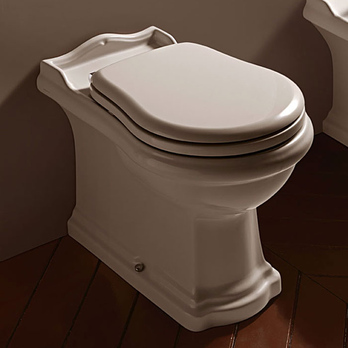 Изображение Белый приставной унитаз Kerasan Retro 101601