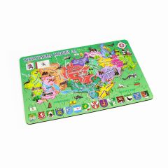 Деревянный пазл Карта Марий Эл премиум от Yoshatoys