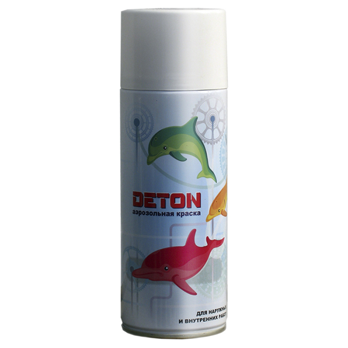 Deton UNIVERSAL Аэрозольная эмаль, название цвета "7043 графитовый", глянцевая, объем 520мл.