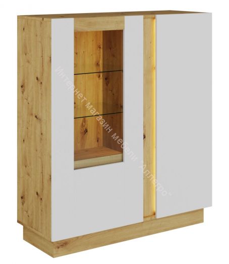 Комод КД-3 MODO Артизан/Белый