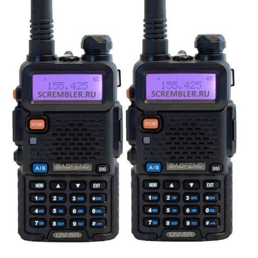 Комплект рации 2 штуки Baofeng UV-5R 5W