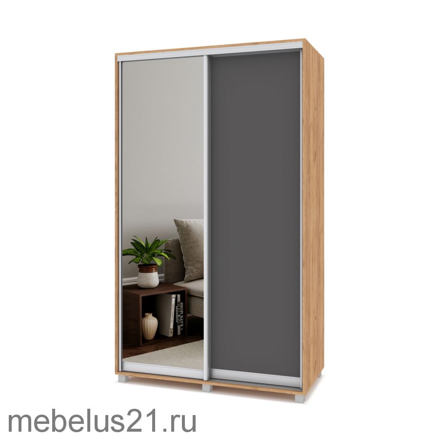 Шкаф купе с зеркалом Роланд 1,3 м
