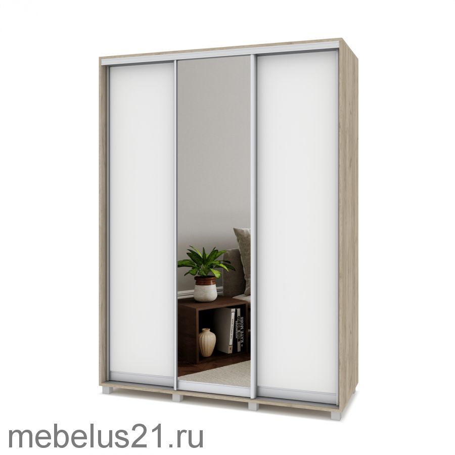 Шкаф купе с зеркалом Роланд 1,7 м