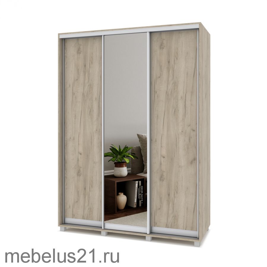 Шкаф купе с зеркалом Роланд 1,7 м