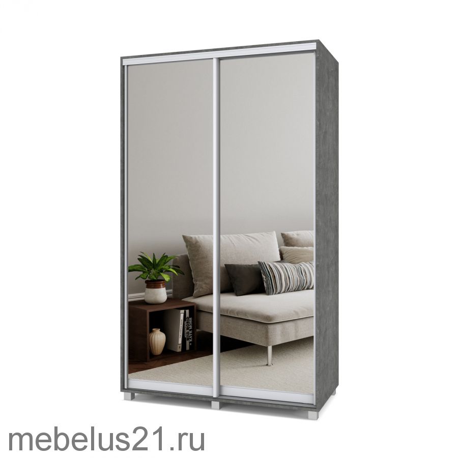 Шкаф купе с зеркалами Роланд 1,4 м