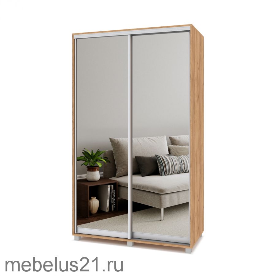 Шкаф купе с зеркалами Роланд 1,4 м