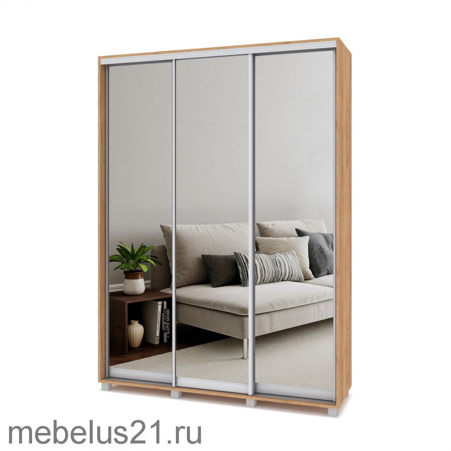 Шкаф купе с зеркалами Роланд 1,6 м