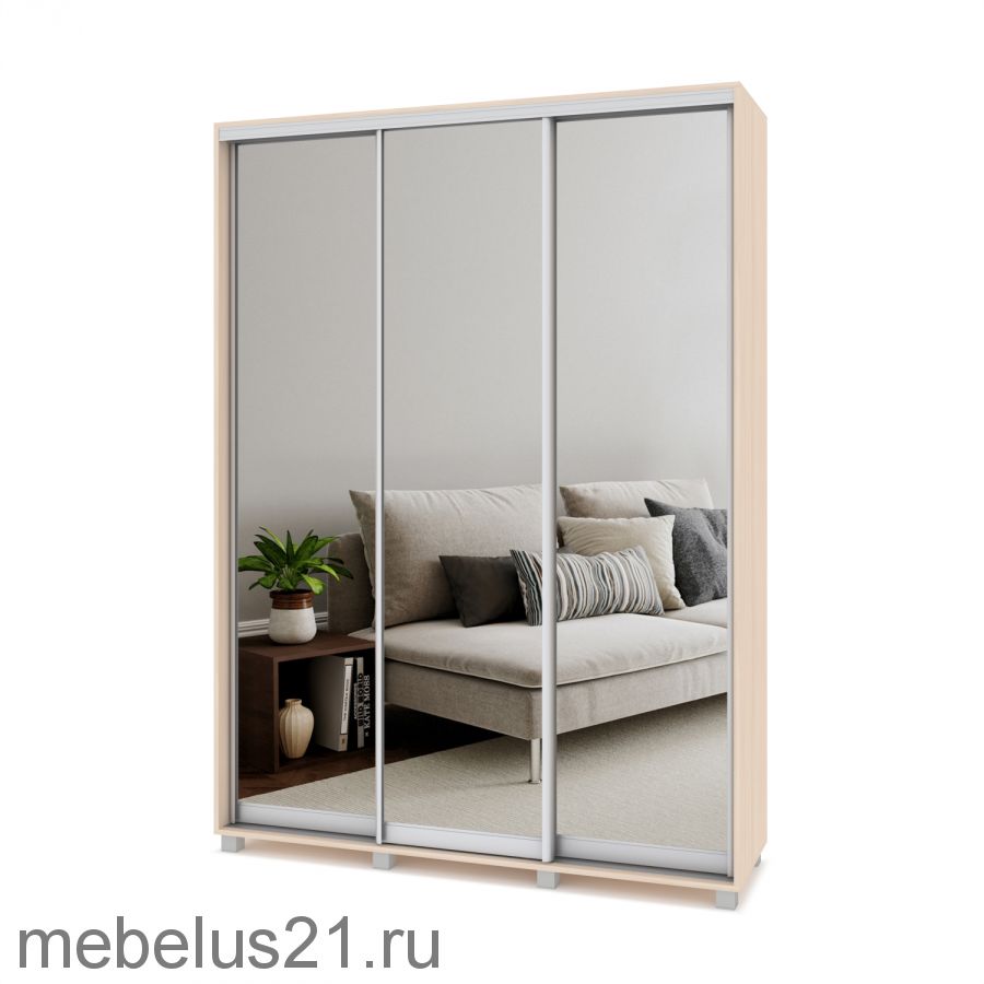 Шкаф купе с зеркалами Роланд 1,6 м