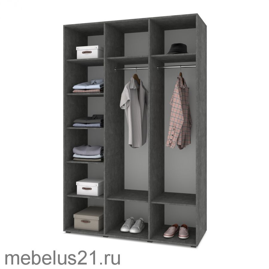 Шкаф 3-х створчатый Стоун С31