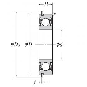 Подшипник 6310 DDU NR C3