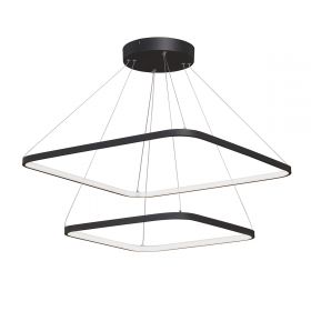 Светильник Светодиодный Vitaluce V4617-1/2S, LED 91Вт, 3900-4200K, 4470Lm Черный, Матовый / Виталюче.