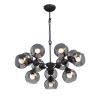 Люстра Vitaluce V4484-1/12, 12хE27 Макс. 60Вт Черный, Матовый / Виталюче.