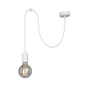 Люстра Vitaluce V4452-0/1S, 1xE27 Макс. 40Вт Белый, Матовый / Виталюче.