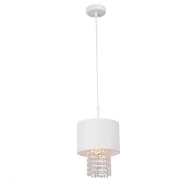 Люстра Vitaluce V5810-0/1S, 1xE27 Макс. 40Вт Белый, Матовый / Виталюче.