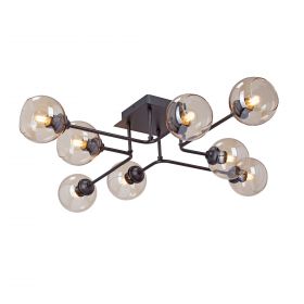 Люстра Vitaluce V47950-13/8PL, 8xE27 Макс. 40Вт Черный, Матовый / Виталюче.