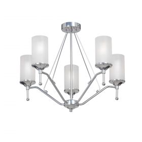 Люстра Vitaluce V4964-9/5PL, 5xE27 Макс. 40Вт Хром / Виталюче.