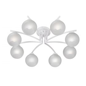 Люстра Vitaluce V4285-0/8PL, 8xE27 Макс. 40Вт Белый, Матовый / Виталюче.