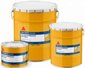 Мастика Кровельная Sika Igolflex-072 5л Битумная, Однокомпонентная, Черная.