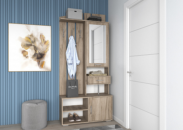 Прихожая Пр-05 ЛДСП (с зеркалом)