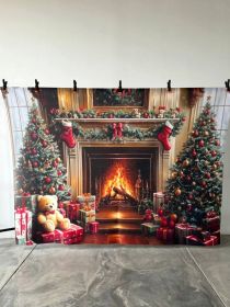 Фотофон из неопрена "Christmas wall 34"