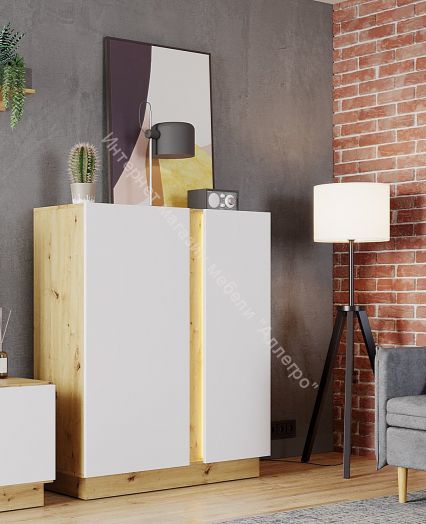 Гостиная MODO К-1 Артизан/Белый