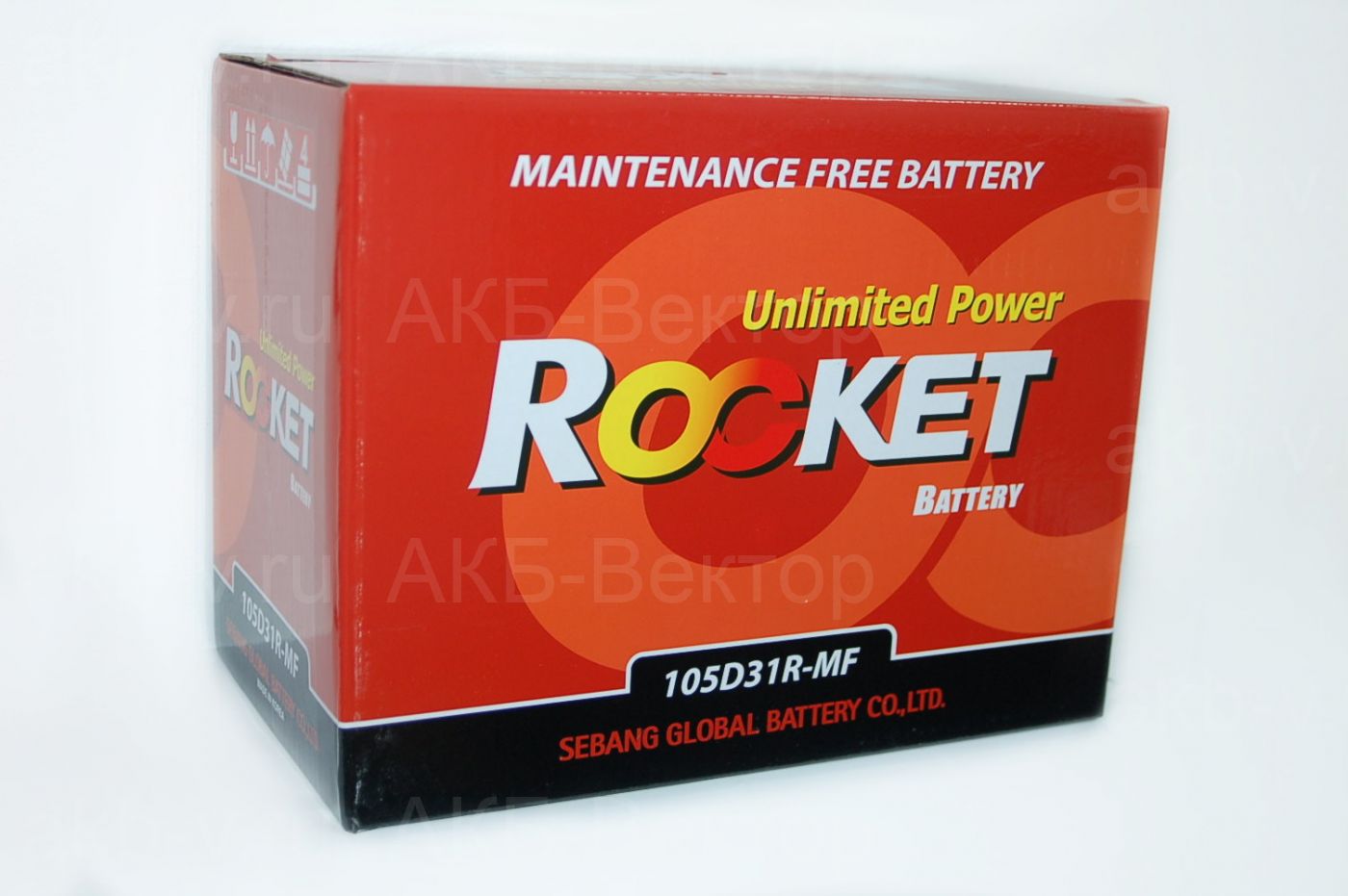 Аккумулятор Rocket 90Ач 760Ач 105D31L (23г)