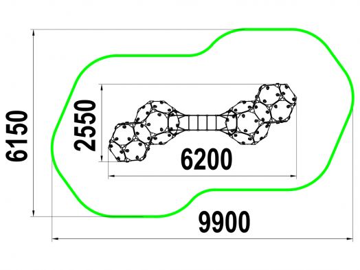 Фигура для лазания "Каньон"
