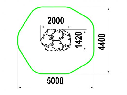 Фигура для лазания "Казбек"
