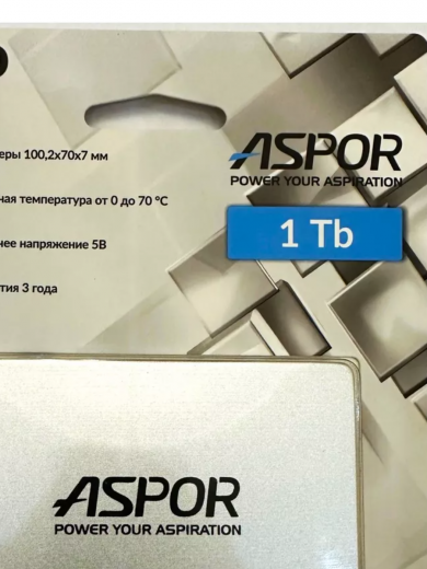 Жесткий диск SSD Aspor 1 Тб