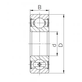 Подшипник 6000 2RST (180100 T )