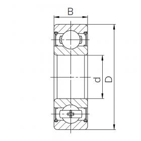 Подшипник 6203 ZZ (80203)