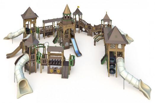 Игровой комплекс детский  "Древнерусский Кремль"