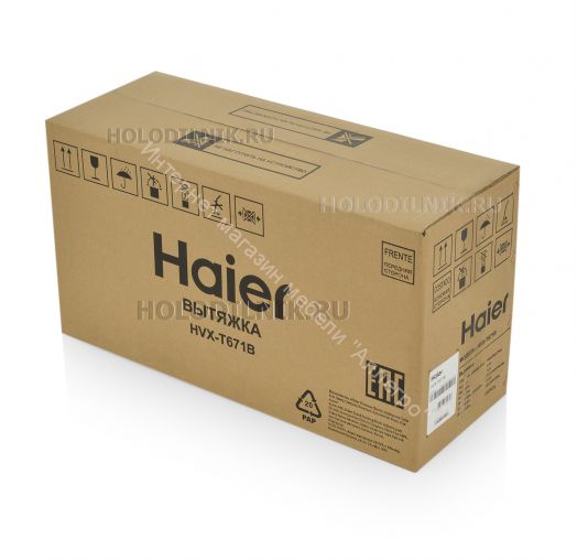 Вытяжка HAIER HVX-T671B чёрная