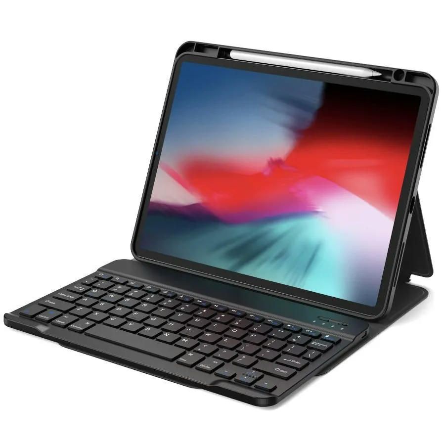 Чехол-клавиатура WIWU Protective Keyboard для Apple iPad 10 (10.9) 2022 русская раскладка (черный)