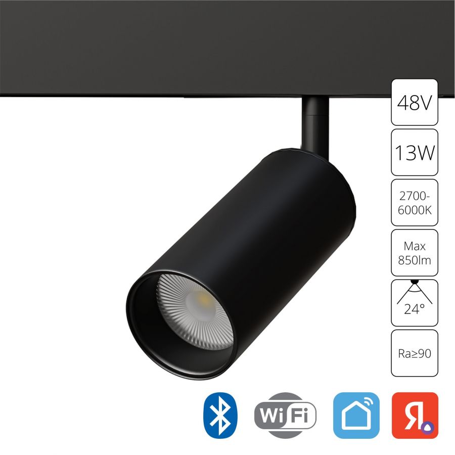 Магнитный трековый светильник Arte Lamp LINEA SMART A4691PL-1BK