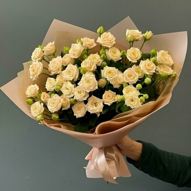 Розы крем-брюле