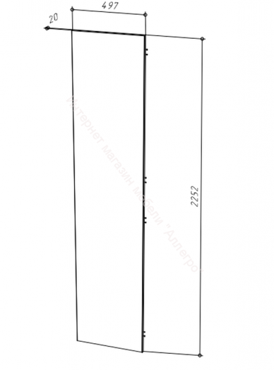 Шкаф НОРДИК 1000 комбинированный одно зеркало Холодный серый/Дуб Артизан