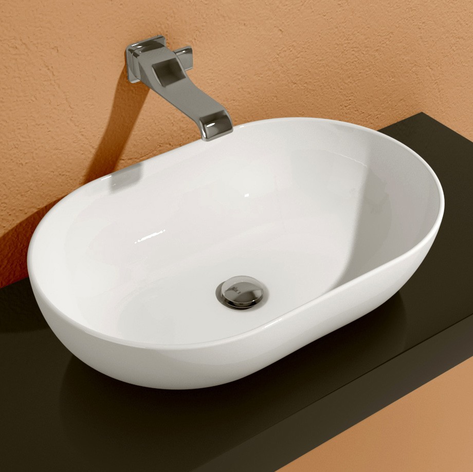 Раковина Flaminia App 62 Countertop Basin 62х40 схема 1