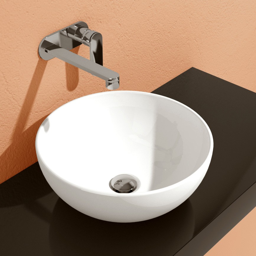 Раковина Flaminia App 40 Countertop Basin 40х40 схема 1